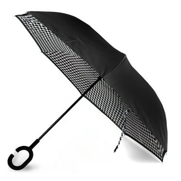 Double Layer Inverted Inverted Umbrella Is Light And Sturdy Abstract Background Yellow Blue Tones Reverse Umbrella And Windproof Umbrella Edge Night 